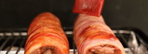 мясной рулет на гриле. Шаг 7