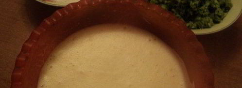 рулет из брокколи с семгой. Шаг 4