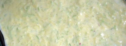 рулет из кабачков с грибами и сыром. Шаг 3