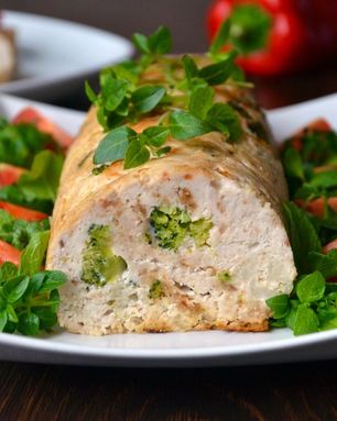 Рулет из куриного фарша в духовке