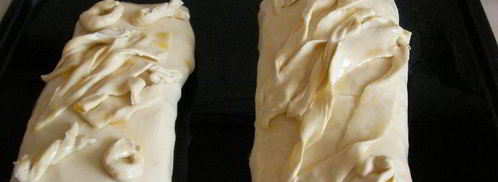 рулет из слоеного теста и рыбы. Шаг 8