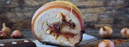 рулет из свиной брюшины. Шаг 9