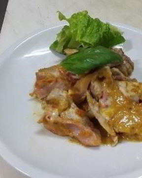 Рулет куриный с фаршем по-итальянски Roll di pollo farcito