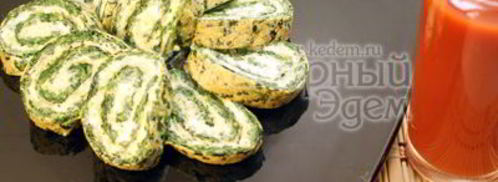 рулет нечистая зелень. Шаг 7