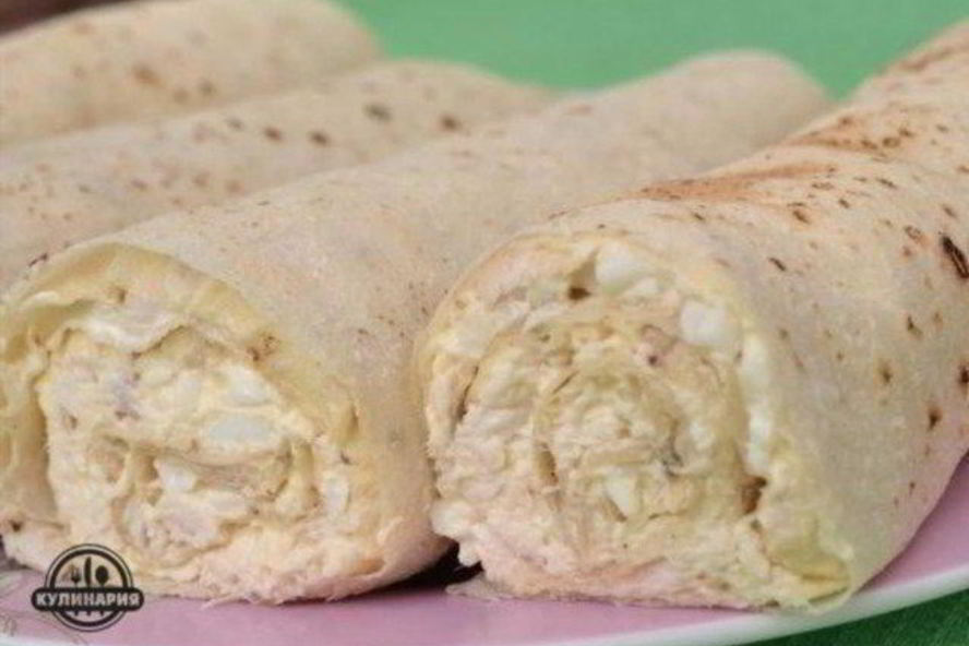 Рецепт рулета с курицей и сыром