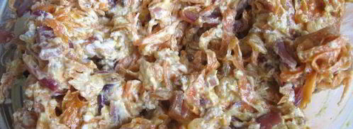 рулетики из кабачков с морковью и сливочным сыром. Шаг 5