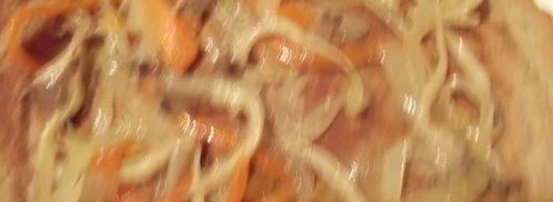 рулетики из печеночных блинчиков с грибами. Шаг 5