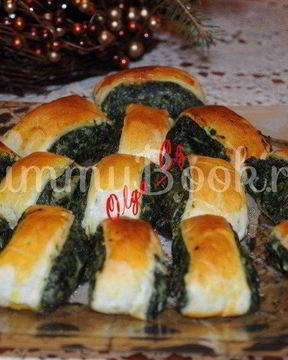 Рулетики со шпинатом