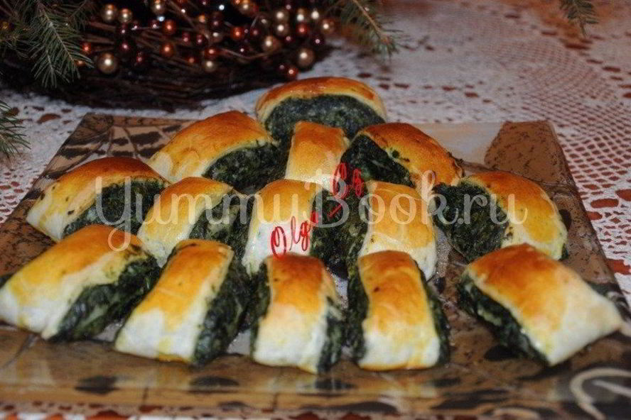 Рецепт рулетиков со шпинатом