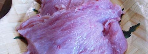 рулеты из индейки с персиками и мятным песто. Шаг 3