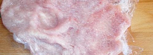 рулеты из индейки с персиками и мятным песто. Шаг 5