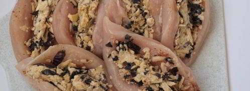 рулеты из куриного филе в ветчинной шубке. Шаг 5