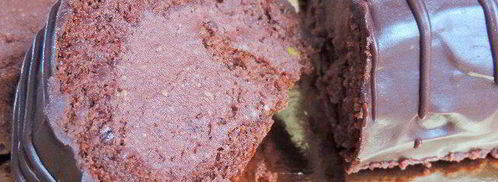 шоколадный рулет с арахисовым пралине трюфельный. Шаг 19