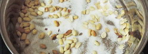 шоколадный рулет с арахисовым пралине трюфельный. Шаг 9