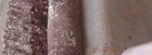 шоколадный рулет с грецкими орехами. Шаг 7