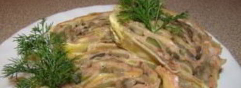 запеченный рулет из лаваша. Шаг 8