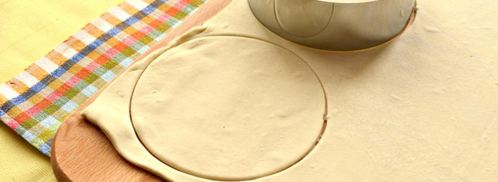 самса из слоеного теста с мясным фаршем. Шаг 3