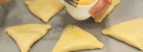 самса с фаршем из слоеного теста. Шаг 15