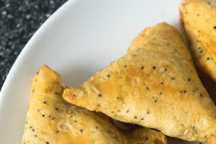 Рецепт самсы с курицей и сыром