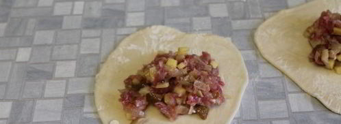 самса с мясом и картошкой. Шаг 7