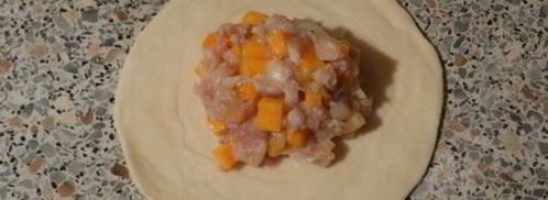 самса с мясом и тыквой. Шаг 15