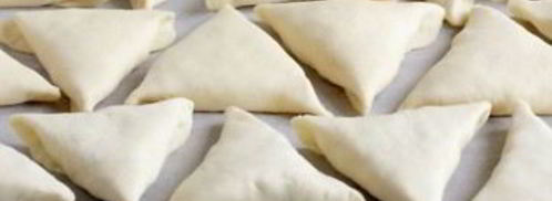 самса с сыром из слоеного теста. Шаг 6