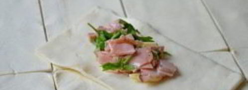 самса с ветчиной и сыром. Шаг 5