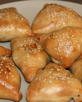 Самса узбекская слоеная с мясом