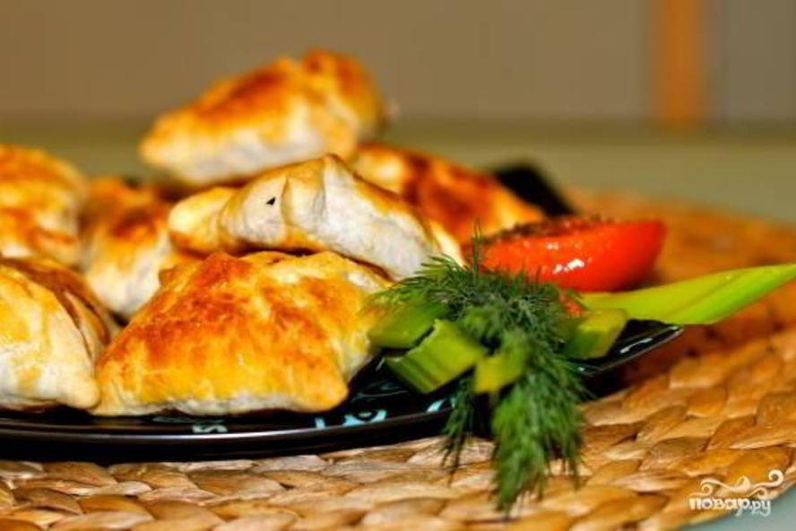 Рецепт слоеной самсы с курицей