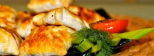 слоеная самса с курицей. Шаг 7