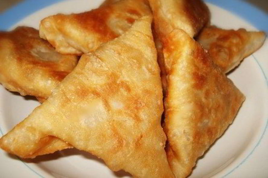 Рецепт слоеной самсы с сочным мясом