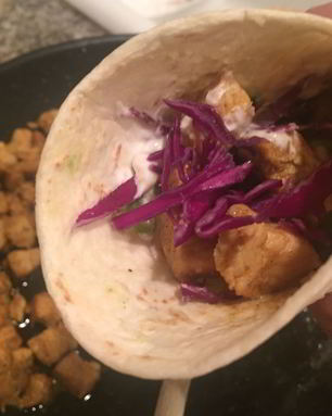 Домашняя шаурма из курицы