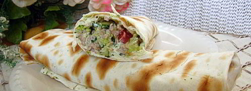 домашняя шаурма с фаршем. Шаг 12