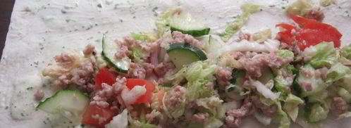 домашняя шаурма с фаршем. Шаг 9