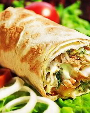 Домашняя шаурма с корейской морковью