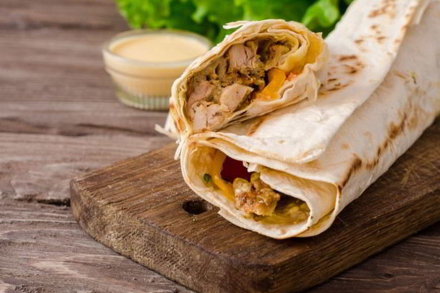 Рецепт домашней шаурмы с курицей карри