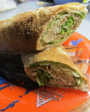 Домашняя шаурма с сыром