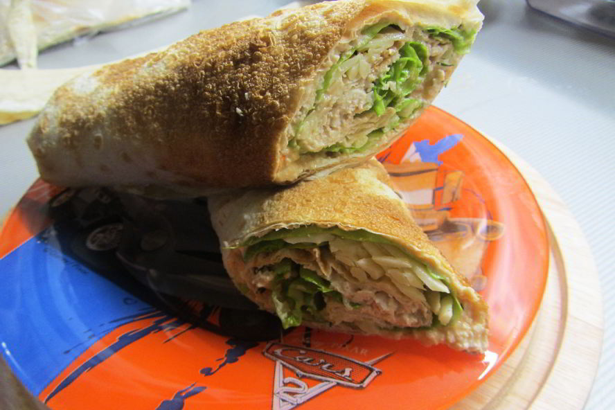 Рецепт домашней шаурмы с сыром