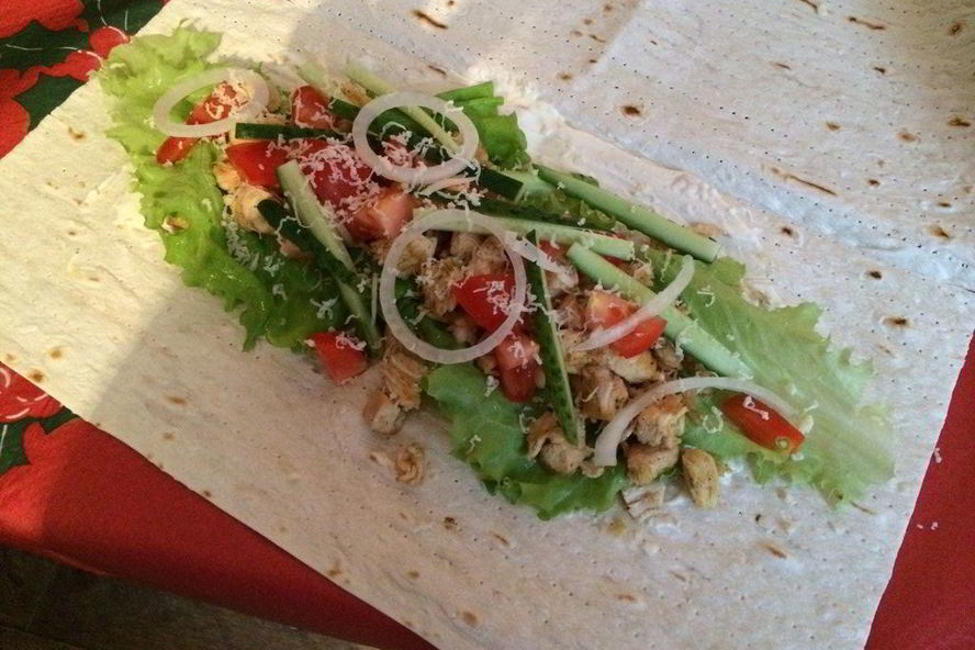 Рецепт домашней шаурмы