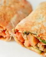 Шаурма домашняя с курицей