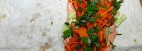 шаурма из лаваша с курицей. Шаг 11