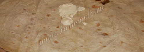 шаурма по-домашнему с курицей. Шаг 11