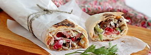 шаурма с говядиной по-домашнему. Шаг 13