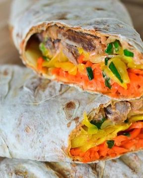 Шаурма со свининой на электрогриле