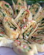 Шаурма в лаваше с курицей