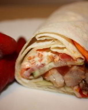 Шаурма в микроволновке