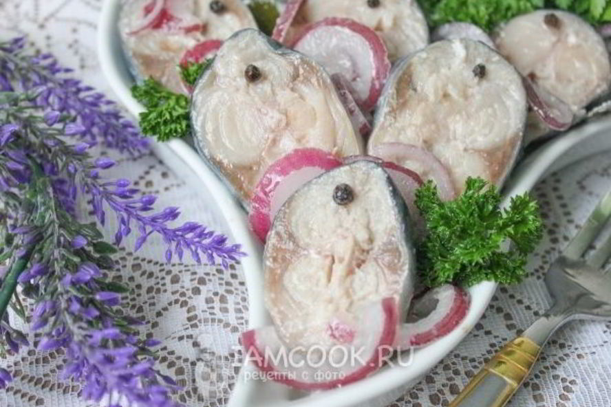 Рецепт скумбрии, маринованной