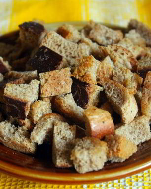 Ароматные ржаные сухарики