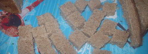 чесночно-лимонные сухарики для салатов. Шаг 4