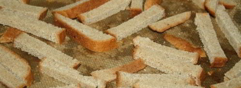 дарницкие сухарики с соусом на основе йогурта. Шаг 5